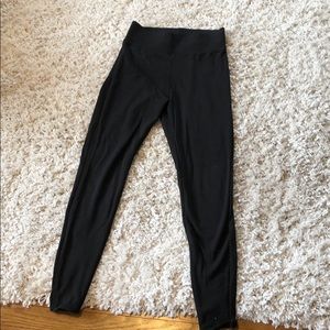 High waisted black leggings